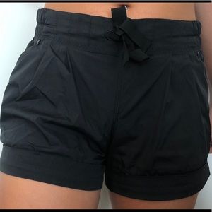 Lululemon Black Tie Shorts